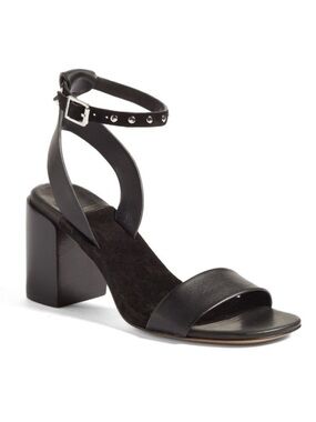 Rag and Bone Gia Block Heel Sandal Black